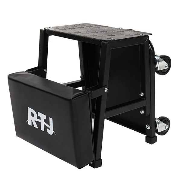 RTJ 400 lbs Capacity Mechanic Roller Seat and Stool Combo , Black