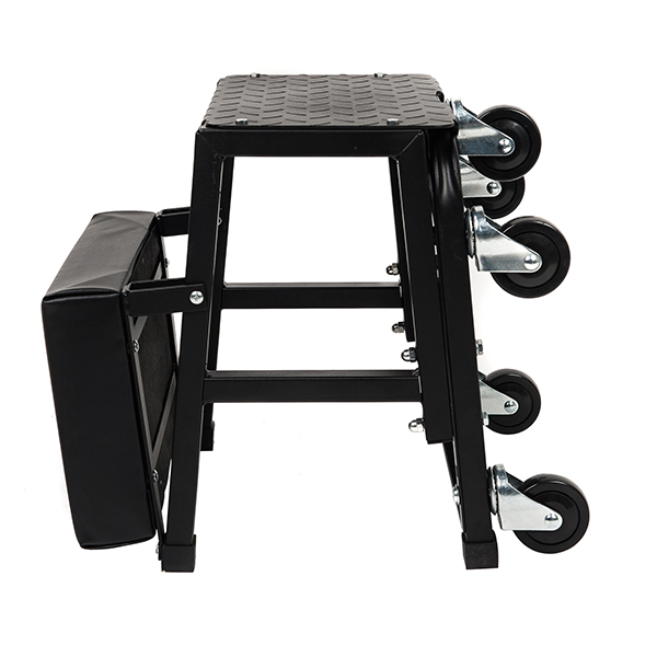 RTJ 400 lbs Capacity Mechanic Roller Seat and Stool Combo , Black
